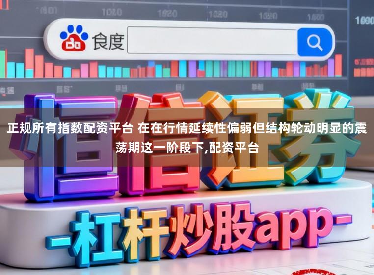 正规所有指数配资平台 在在行情延续性偏弱但结构轮动明显的震荡期这一阶段下,配资平台