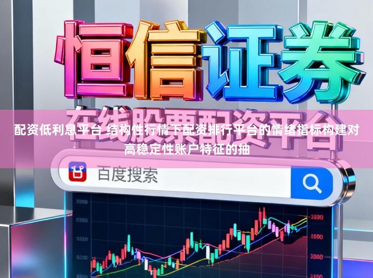 配资低利息平台 结构性行情下配资排行平台的情绪指标构建对高稳定性账户特征的抽